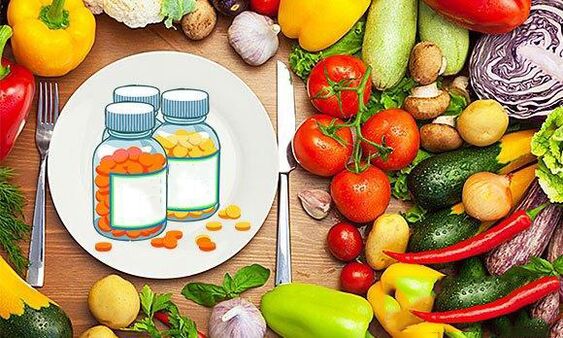 الفيتامينات في المنتجات لزيادة الطاقة